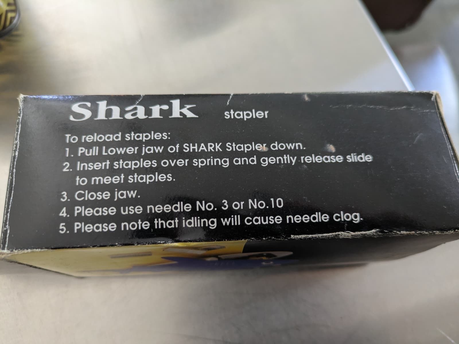 Tutti gli attrezzi: Haifisch Tacker Shark Stapler mit Originalkarton – Usato da Kreuzlingen venduto da Pippi1956 7