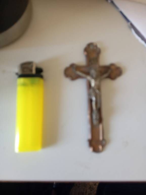Figuren: Antiker Jesus am Kreuz – Gebraucht aus Basel von Petergunn 1