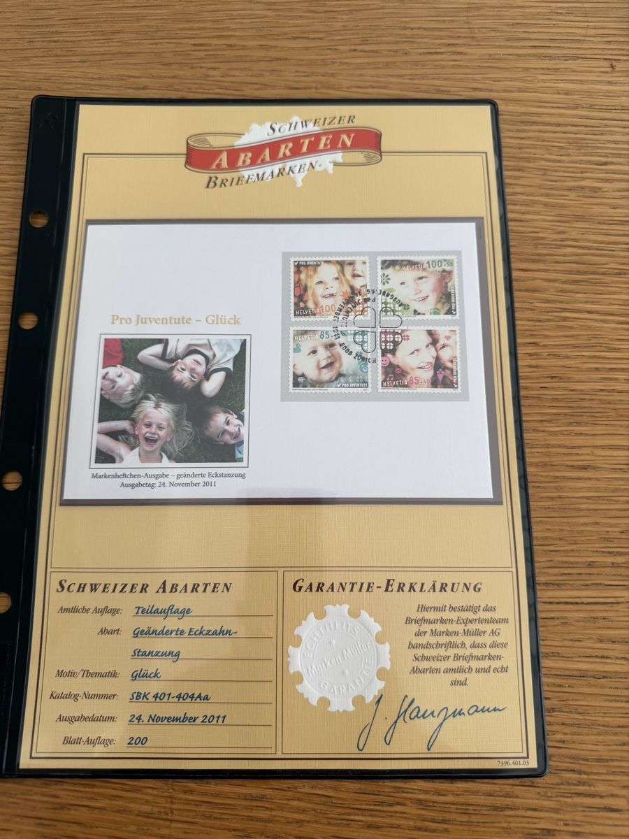 Alle Briefmarken: 4 Schweizer Abarten  – Neu (gemäss Beschreibung) aus Murgenthal von Tina_4055 6