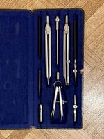 Antiker Zirkelkasten 75592 G 241 mit Zubehoer guter Zu