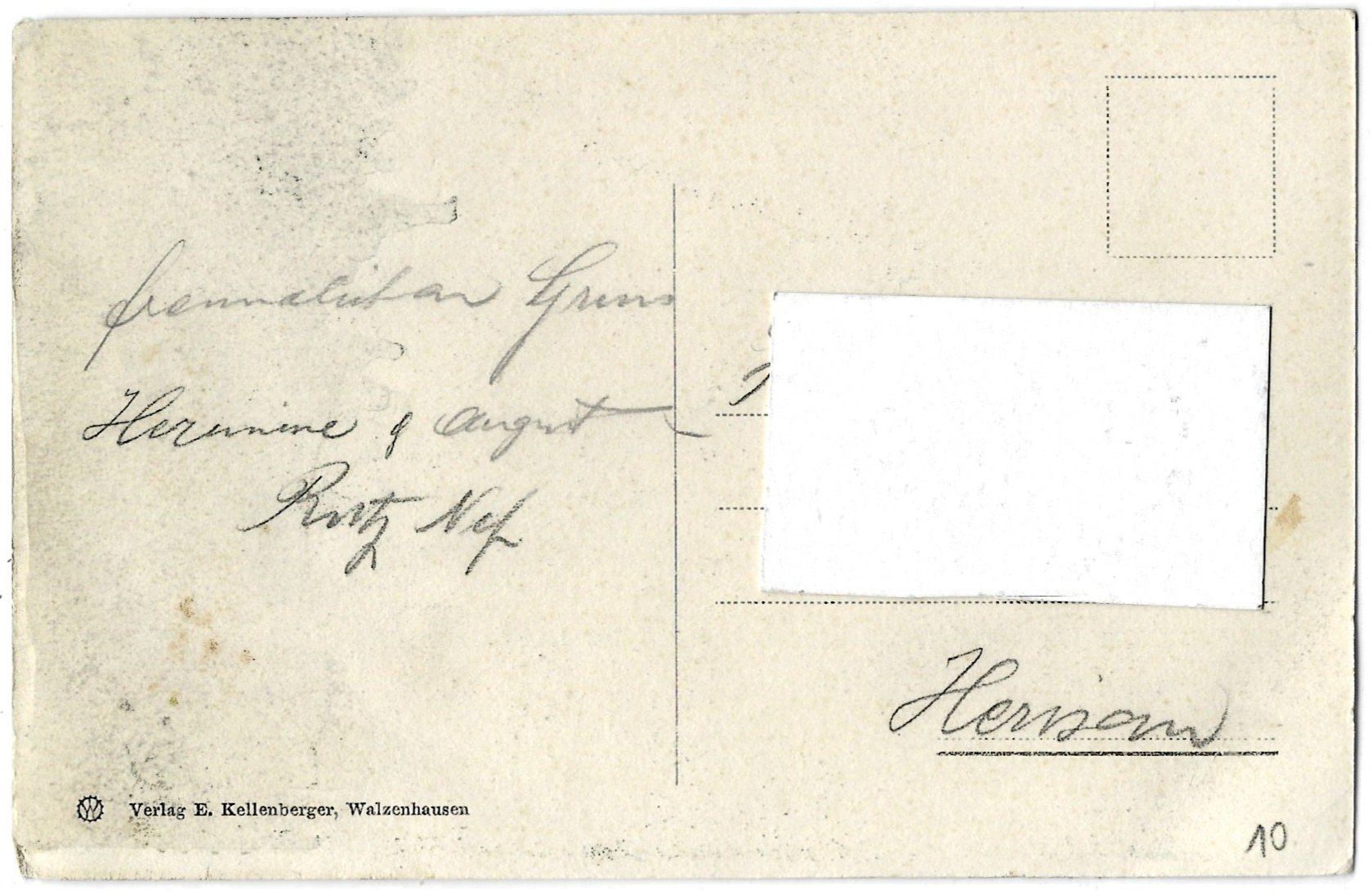 Cartoline postali: Walzenhausen  von  Westen  ges. – Usato da Bütschwil venduto da Jackson1A 1