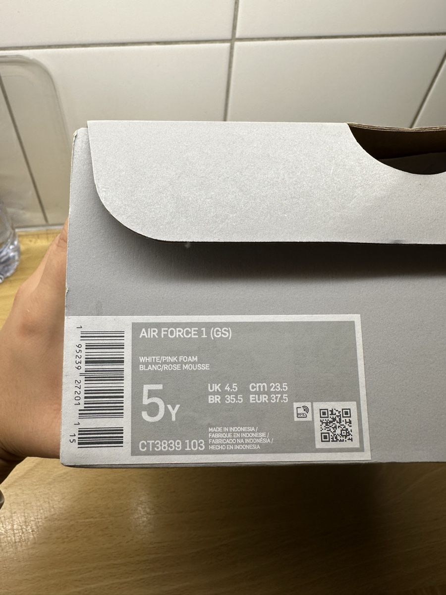 Nike Scarpe da donna: Nike Air Force 1, Weiss/Rosa, Neu! – Nuovo e nell'imballaggio originale da Richterswil venduto da Tamtamgirl2 3