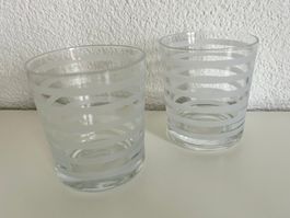 2 x Glas aus IKEA-Kerzenglas (Upcycling)