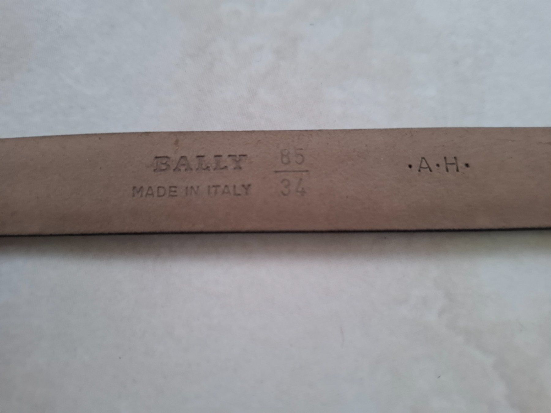 Bally Cinture: Bally Ledergürtel in schwarz – Usato da Weggis venduto da Jhmathis 4