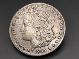 1884-s Morgan Silber Dollar