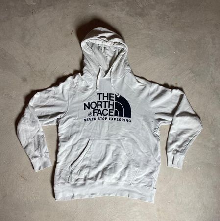 Sweat à capuche blanc The North Face