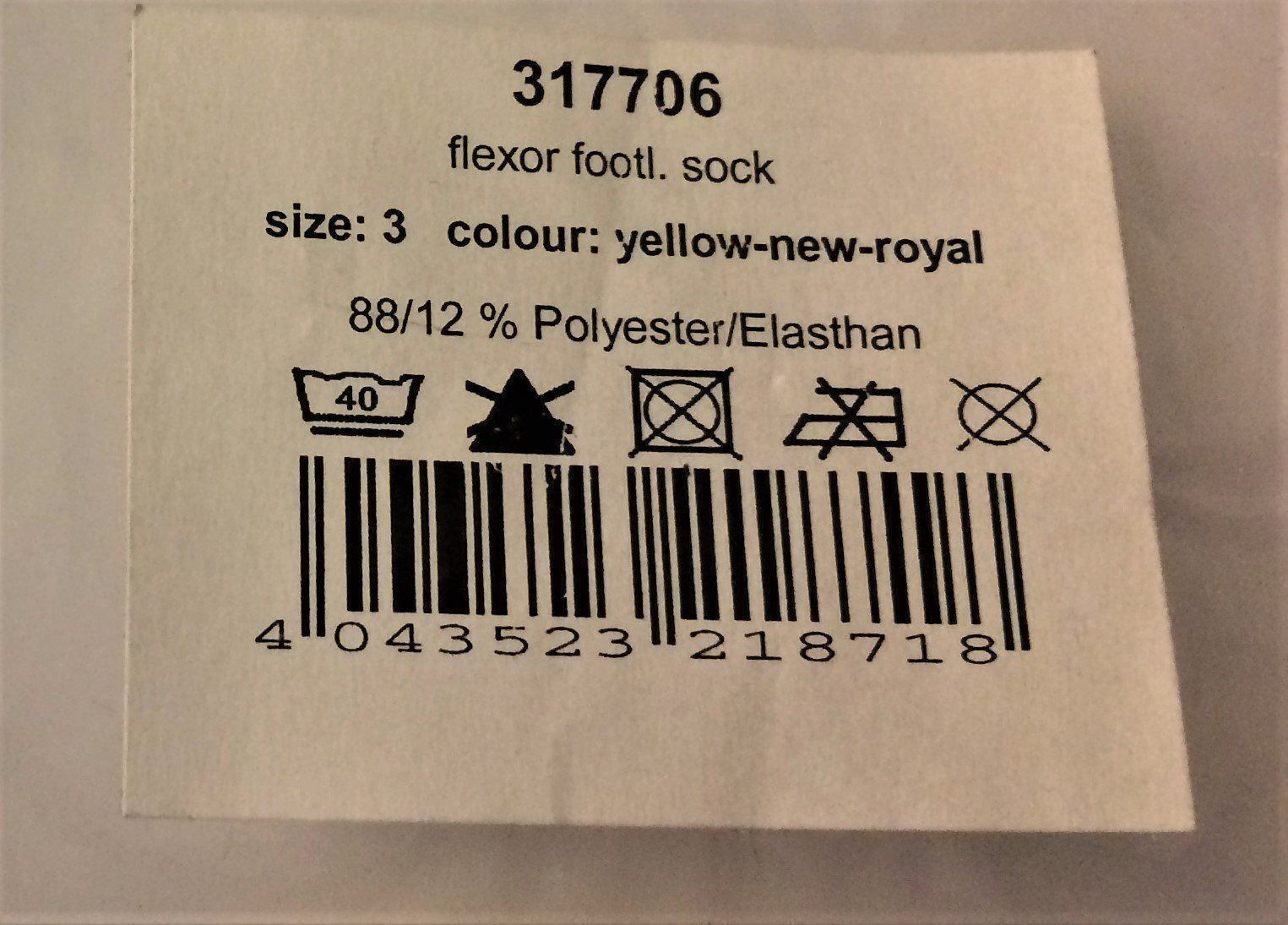 Calze: Fussballstutzen, Gr.3, ERIMA gelb/blau – Nuovo e nell'imballaggio originale da Adliswil venduto da vette56 4