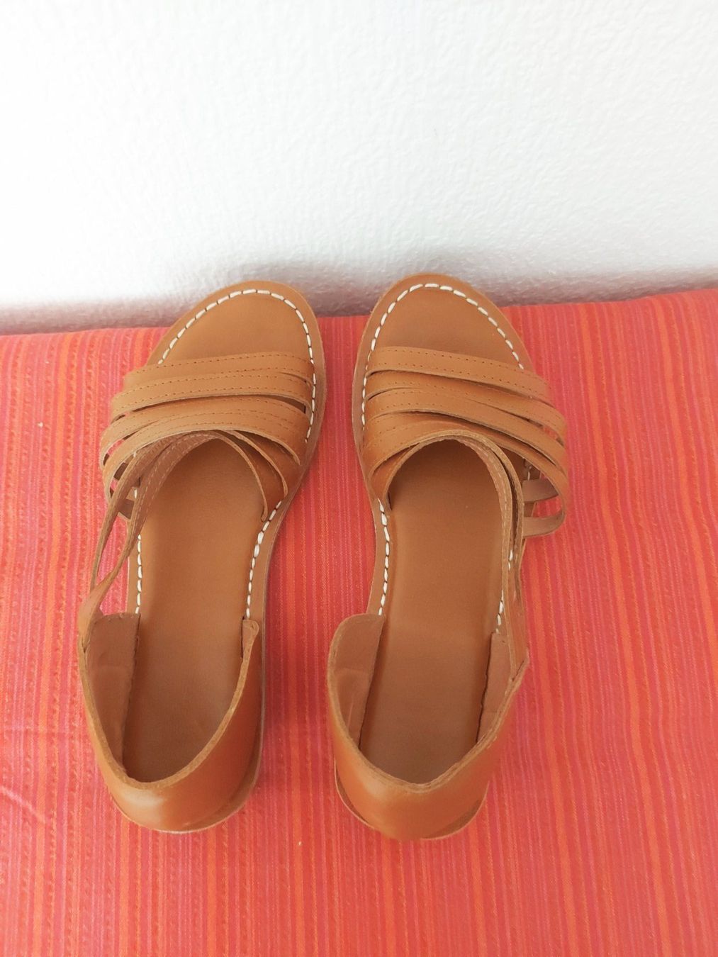 Damenschuhe: Echtleder Sandale, Grösse 38 – Neu (gemäss Beschreibung) aus Aigle von biscutelle 1