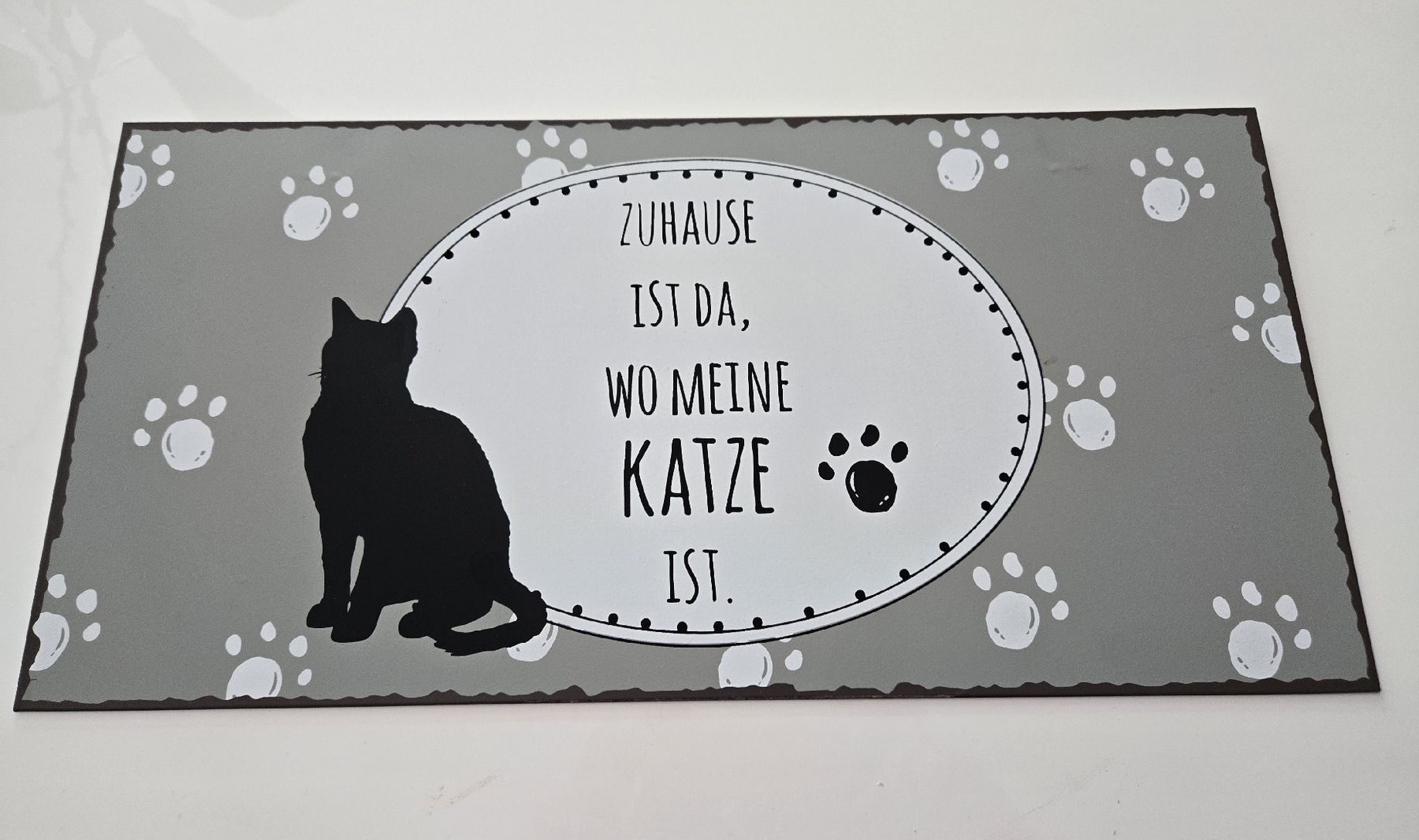 Tutte le decorazioni: Blechschild Katze – Usato da Aadorf venduto da Tirgram