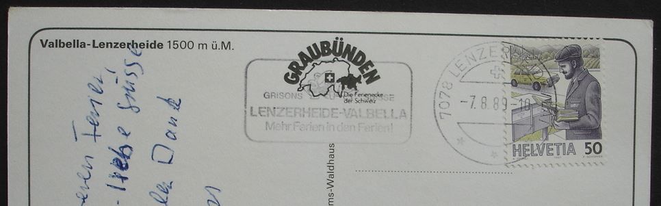 Cartes postales: LENZERHEIDE VALBELLA Seilbahn Rothorn – D'occasion à Jona par philajona 1