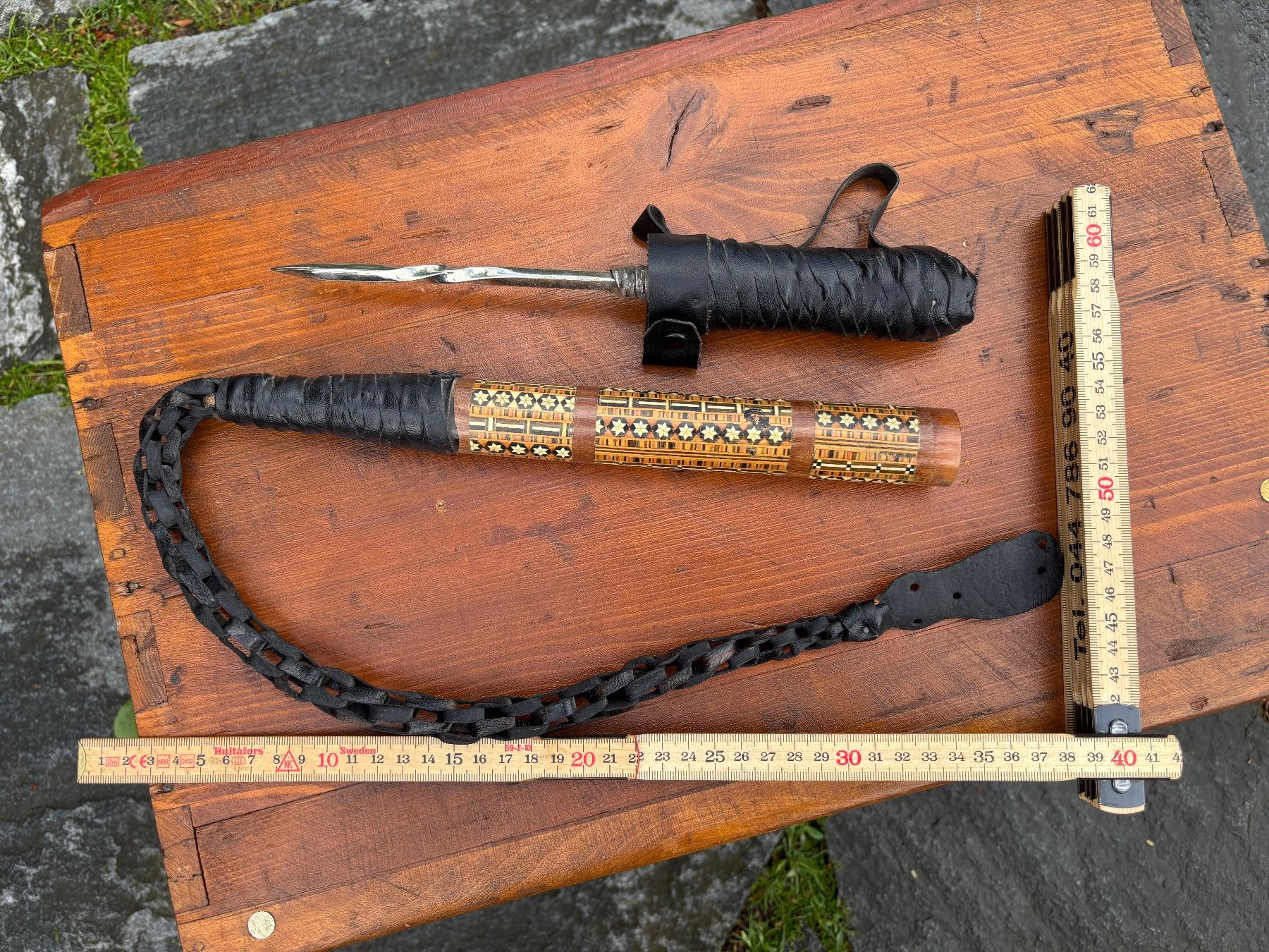 Glocken & Treicheln: schöne alte Kamelpeitsche – Gebraucht aus Feldbach von Olive1 8