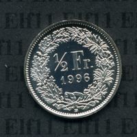 CHF___0.50 1996 stgl * nigelnagelneu! 50 Rappen