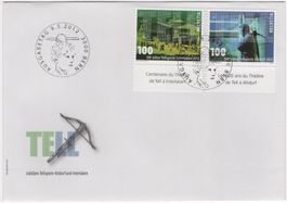 Tellspiele Serie mit TAB (fr) auf off. illustriertem FDC