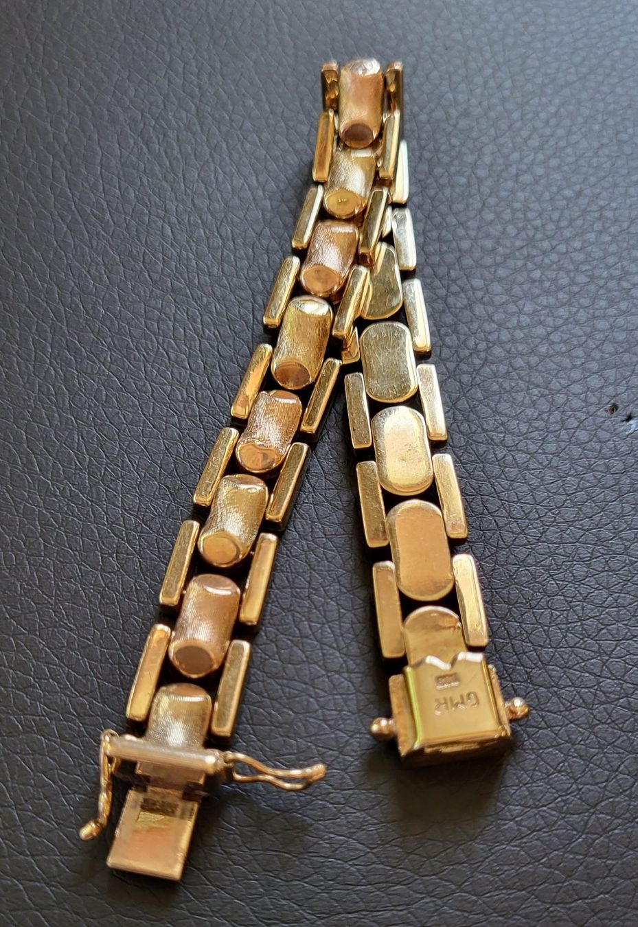 Bracciali & Braccialetti: Gold Massiv Bicolour Armband – Usato da Wald ZH venduto da Dasilver 6
