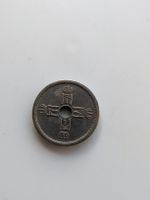 Münze Norwegen 25 Ore 1921 gelocht 