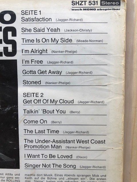Schallplatten: Rolling Stones – Gebraucht aus Aarwangen von Jukebox3 4
