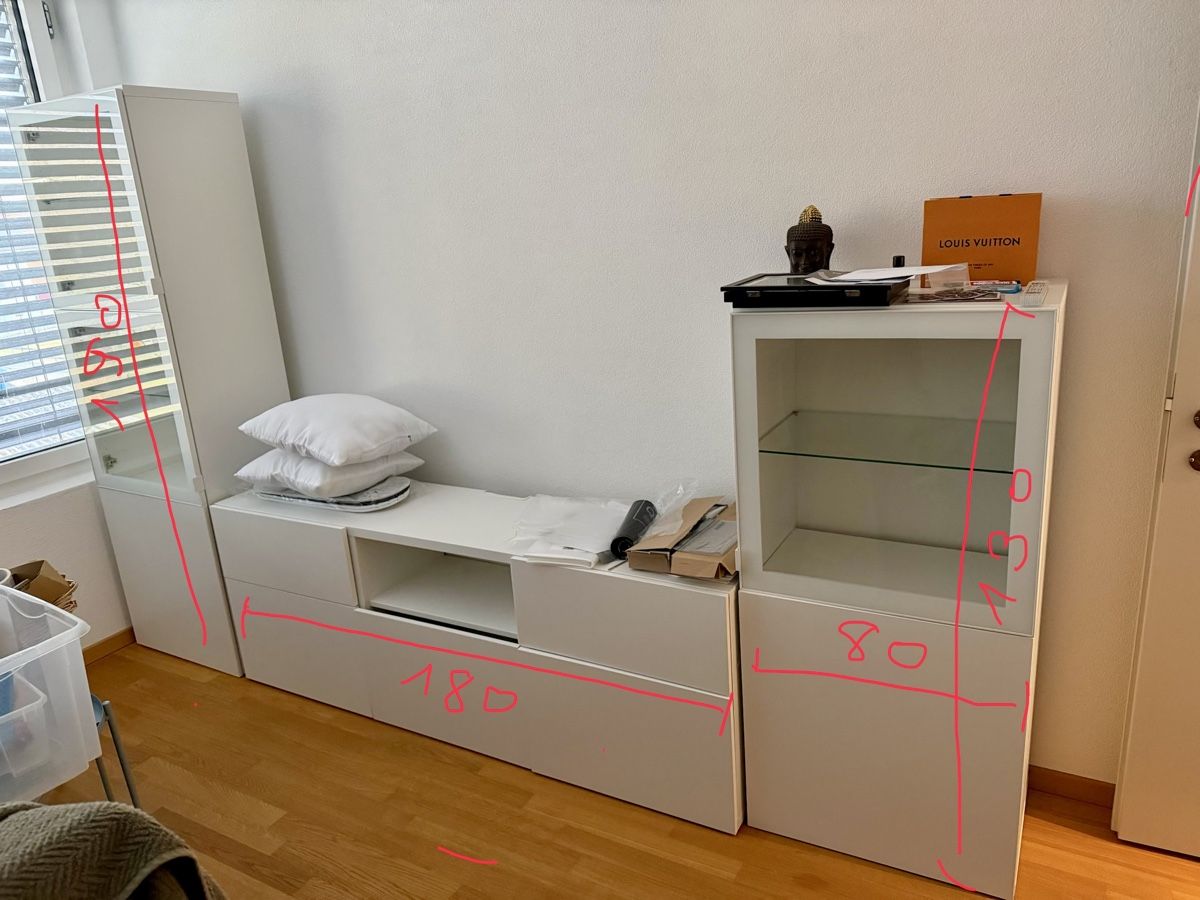 Ikea TV Möbel: Sideboard mit TV Möbel – Gebraucht aus Domat/Ems von 7013Carrera