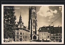 AK Fribourg, la Cathédrale, 1929