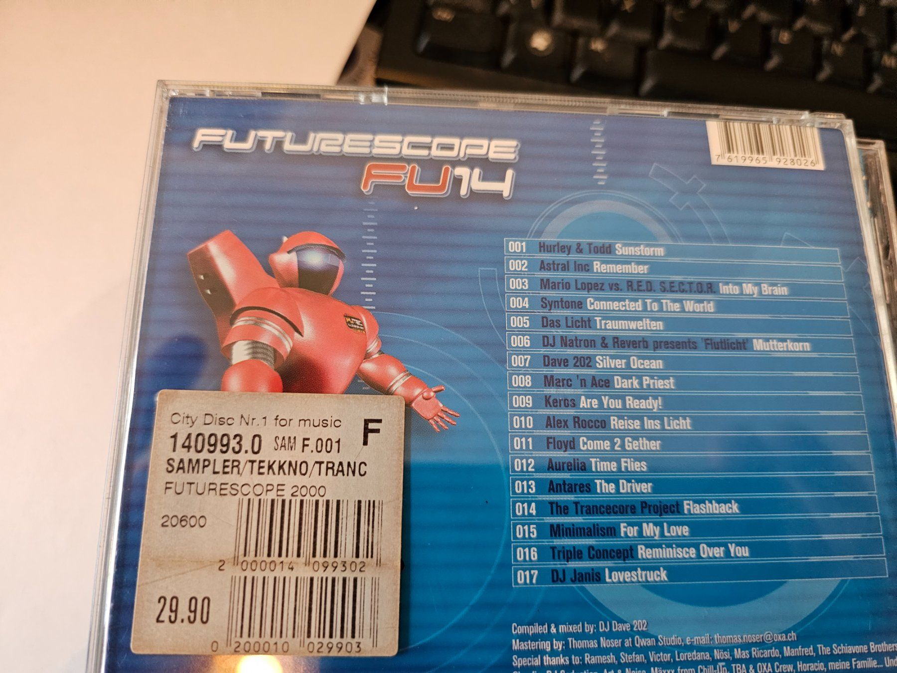 CD: Futurescope 14-DJ DAve 202 – Usato da Bremgarten AG venduto da musiccollector 1