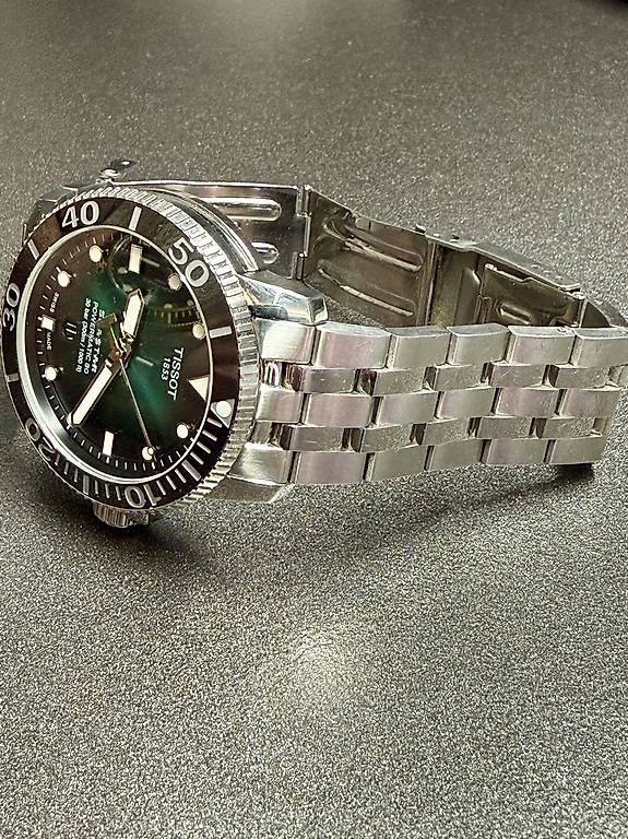 Orologi: Tissot Seastar 1000 Powermatic 80 | Full Set | Grün – Usato da Biberist venduto da Ce_Jo 2