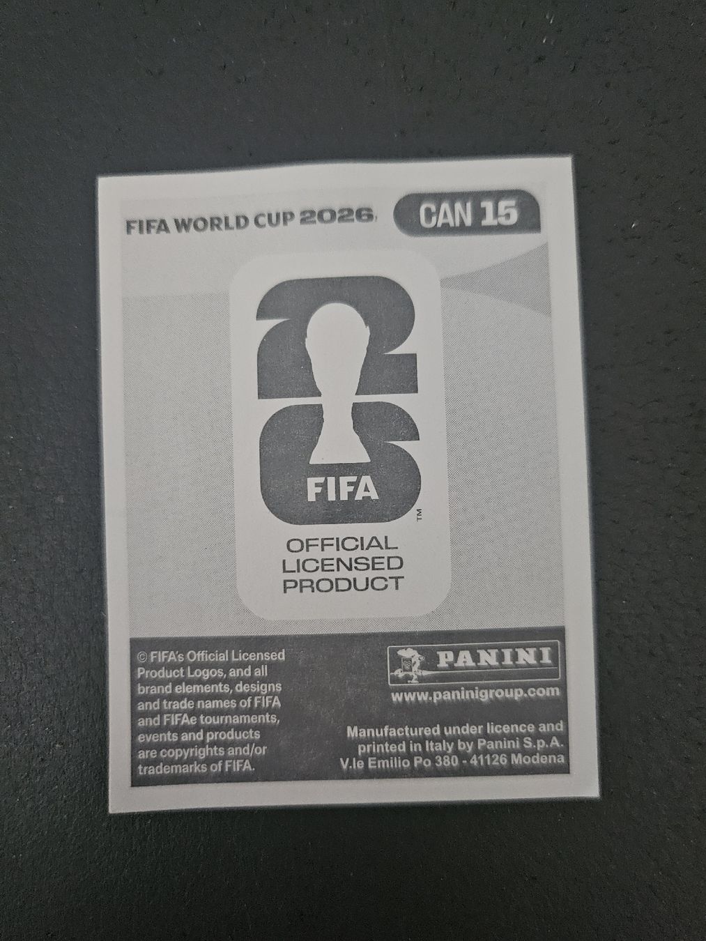 Panini Carte collezionabili: panini CAN 15 – Nuovo (secondo la descrizione) da Croy venduto da sylvie1350 1