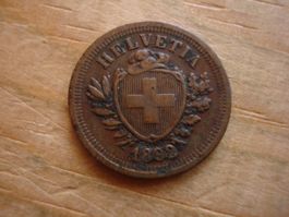 (K1) 1 Rappen 1892