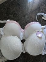 Damen BH 95C Weiss mit Spitze neu mit Etikett