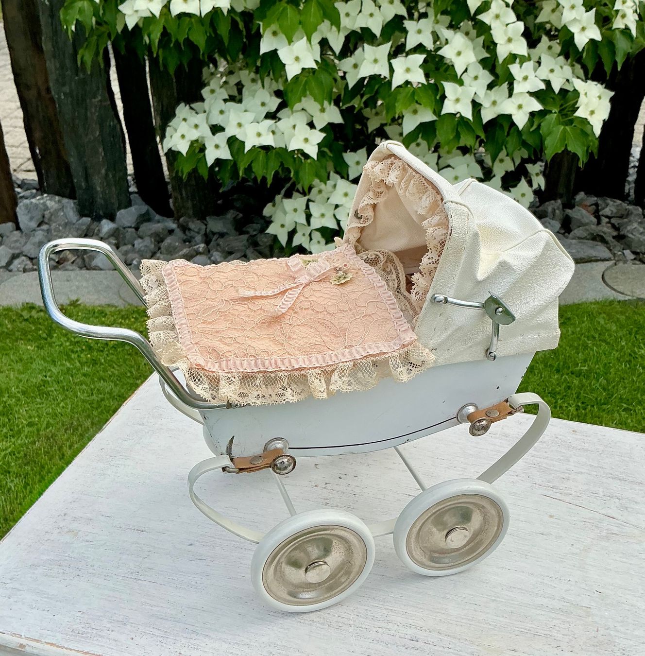 Carrozzine per bambole: ALTER NOSTALGIE PUPPENWAGEN – Usato da Zell LU venduto da Silvermemory 3