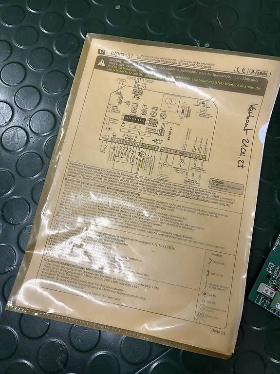 Componenti elettronici: Elpro 37 Steuerung Platine – Usato da Gümligen venduto da 205 2