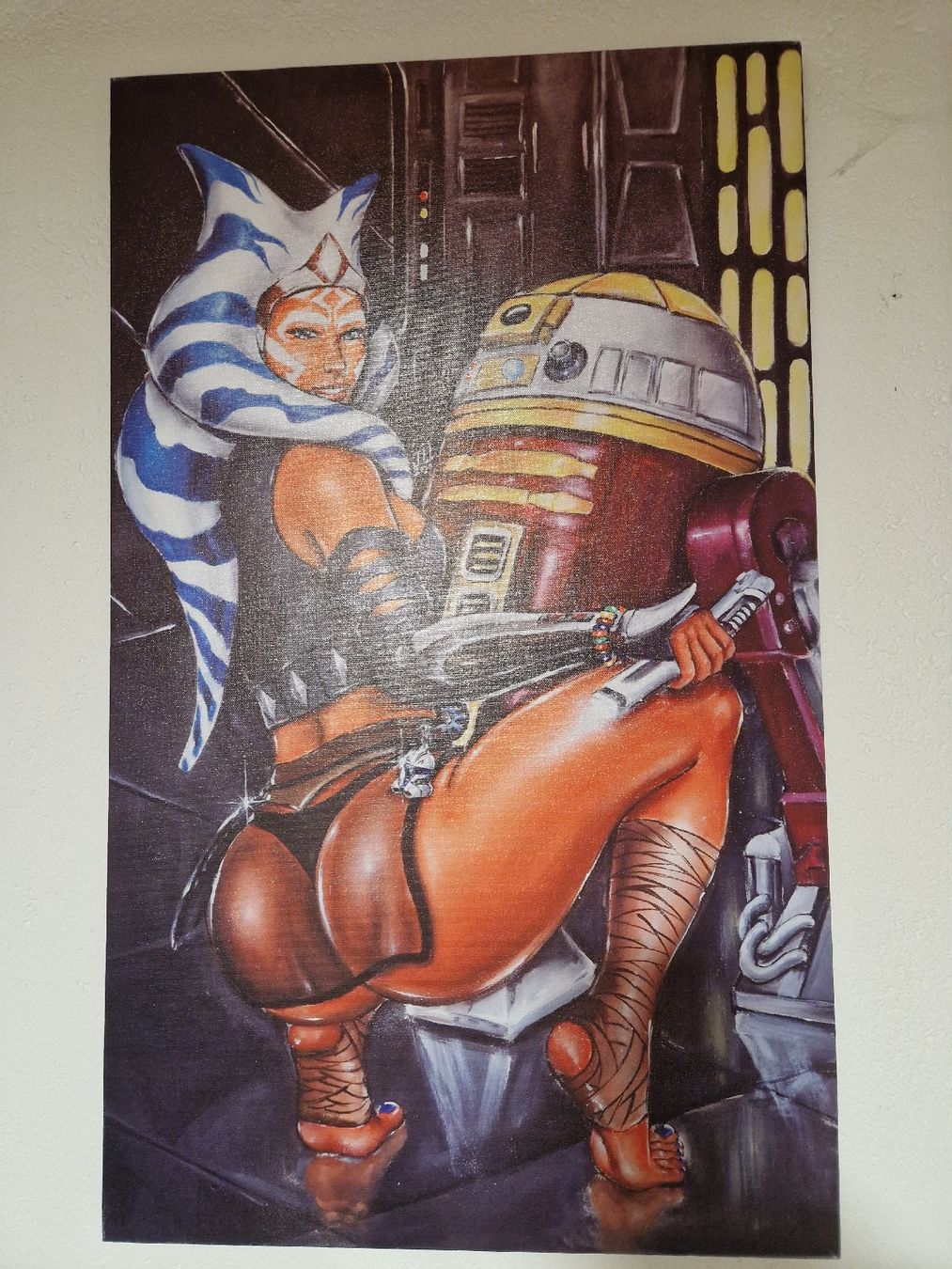 Gemälde: Star Wars Art (Canvas) – Gebraucht aus Osogna von pas_z7z7 1
