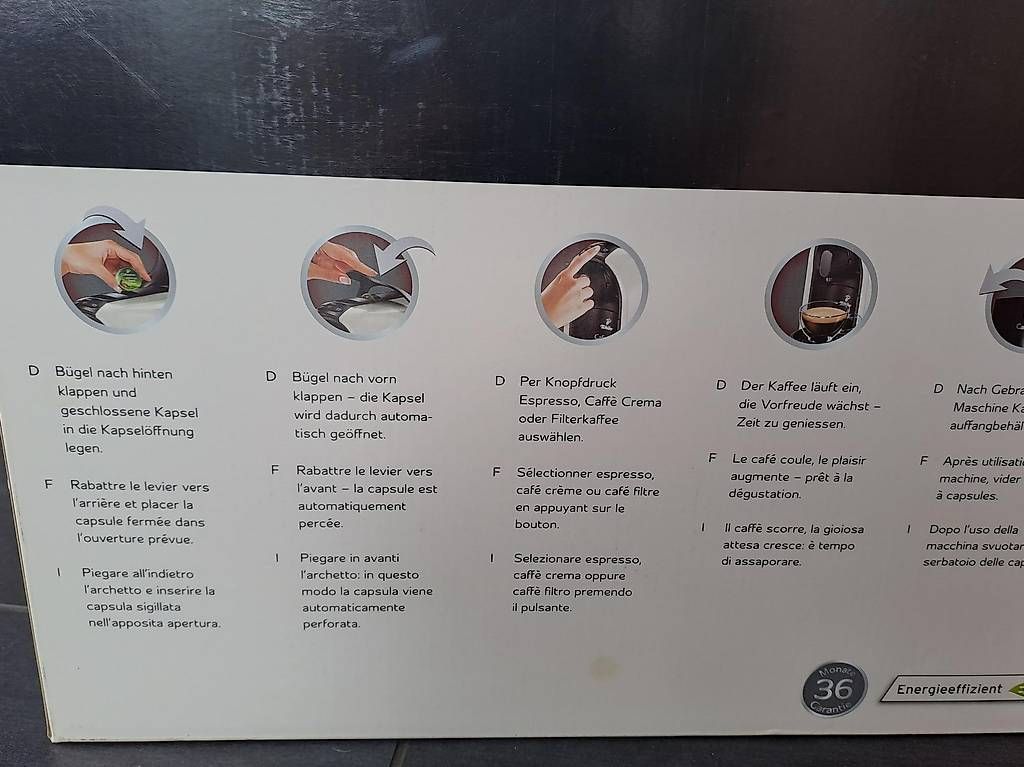 Tchibo Macchine per caffè & Macchine per espresso: Machine à café Tchibo – Nuovo e nell'imballaggio originale da Payerne venduto da dur_6vmz 1