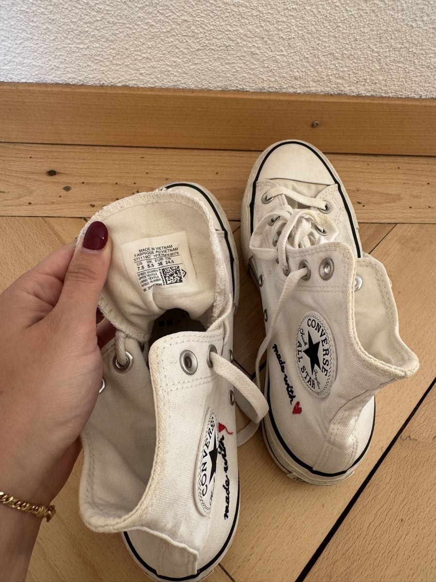 Converse Herrenschuhe: Converse Chuck – Cremeweiss – Grösse 38 – Gebraucht aus St. Gallen von tatjana55 4