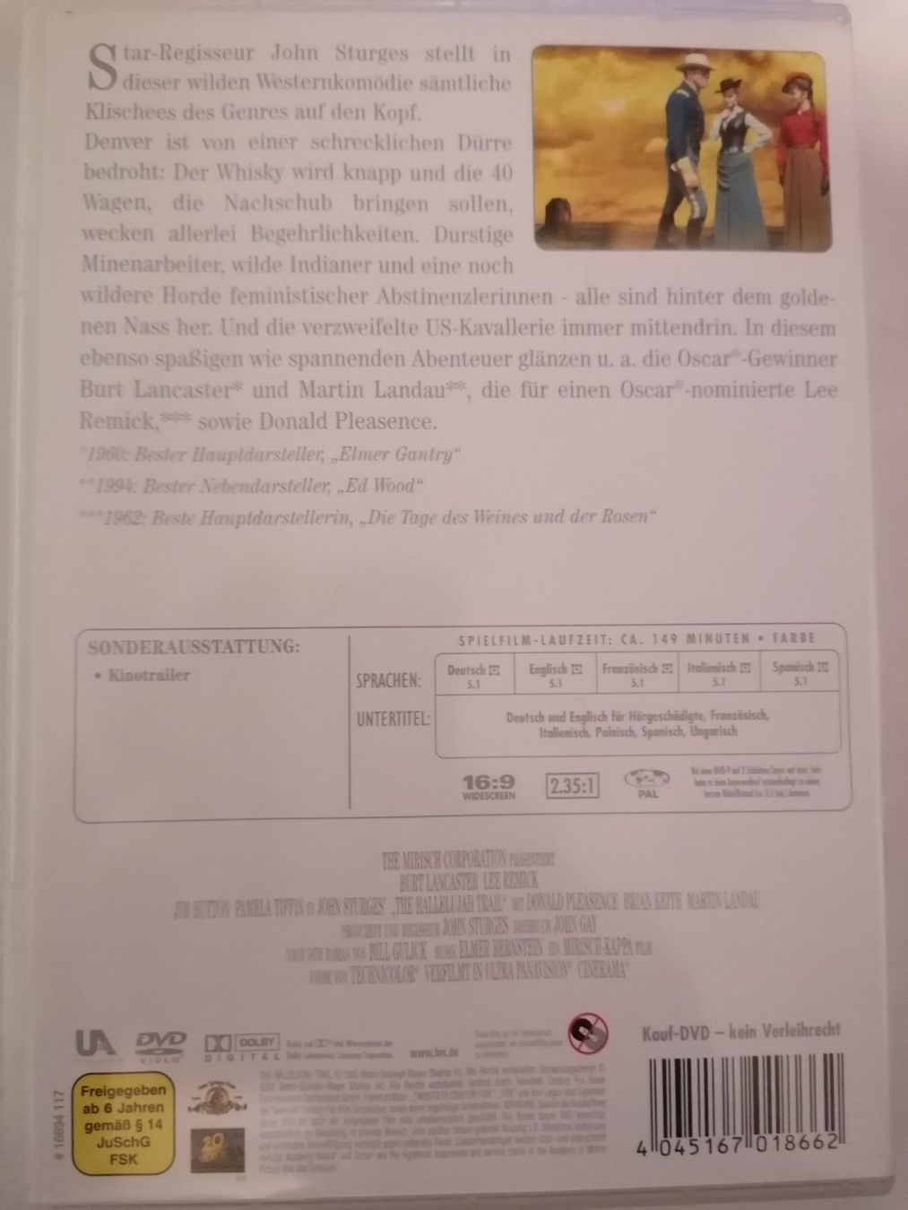 Tutti i DVDs: Vierzig Wagen westwärts - DVD - Western - Burt Lancaster – Usato da Oberurnen venduto da mackrokodile 1