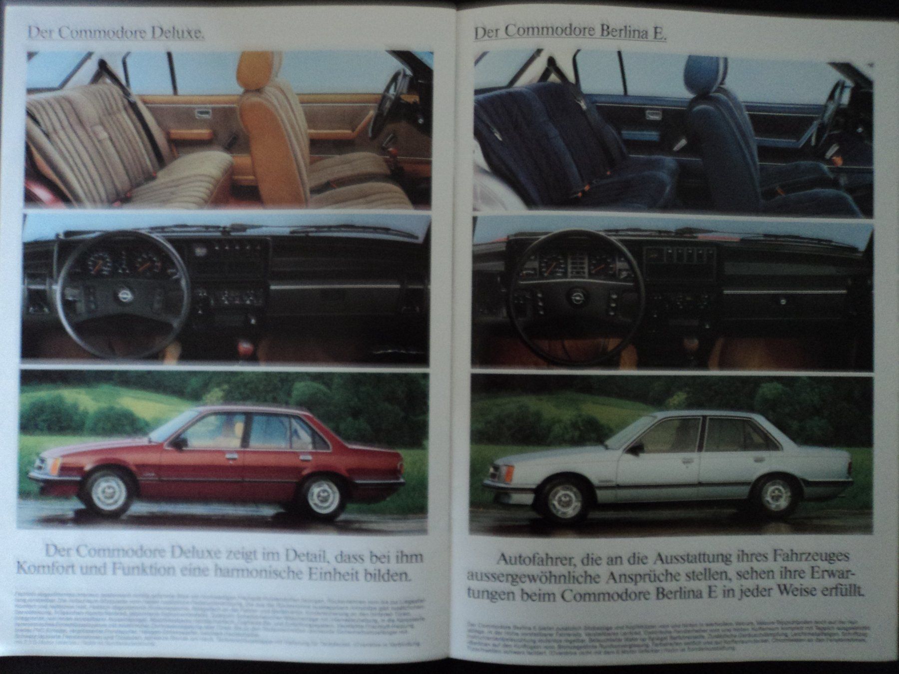 Opel Documenti: Prospekt Opel Commodore C 1981 – Usato da Schwarzenburg venduto da modelCARama 1