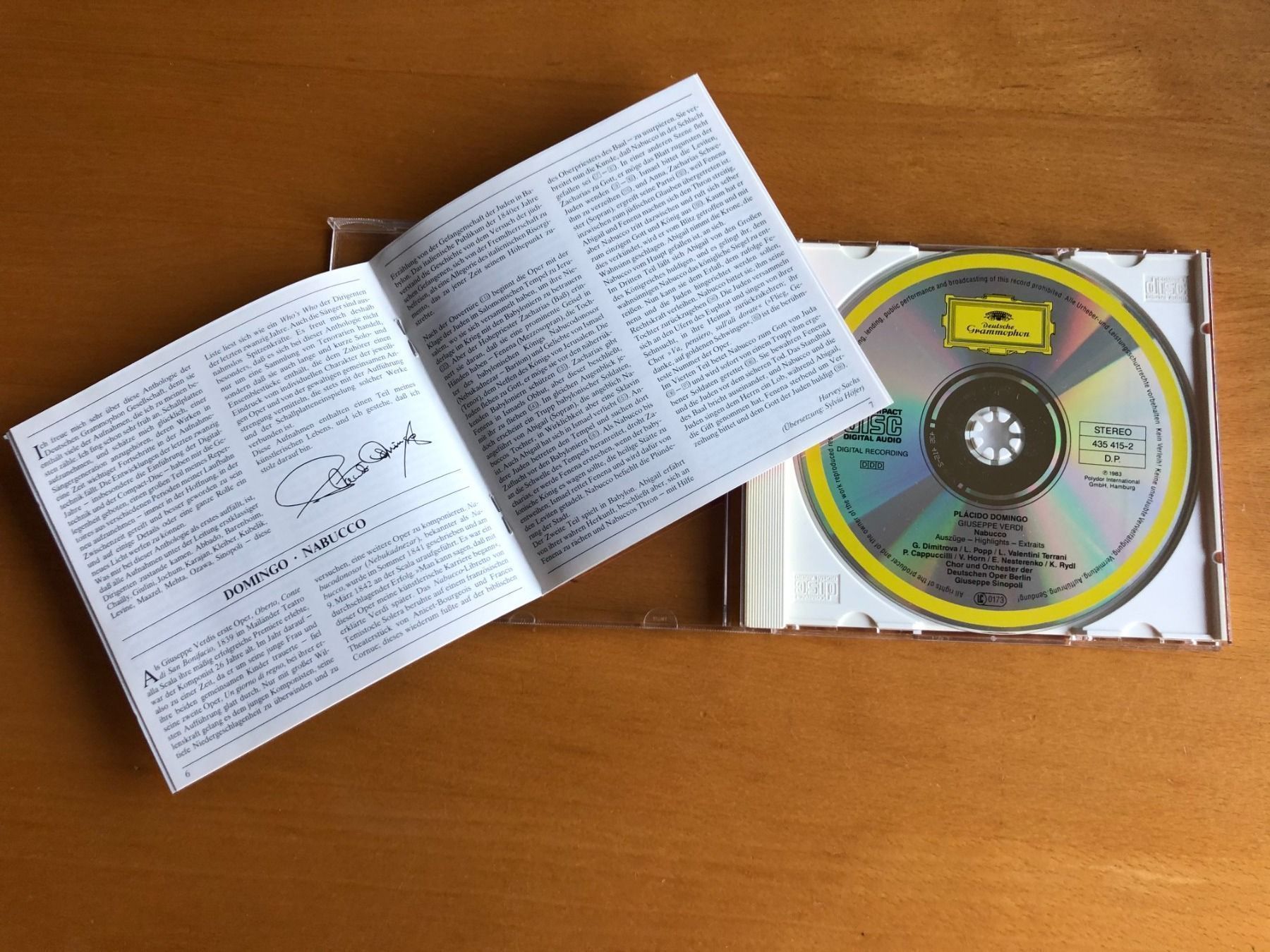 CD: Verdi "Nabucco" mit Placido Domingo – Usato da Hagendorn venduto da Teora66 2