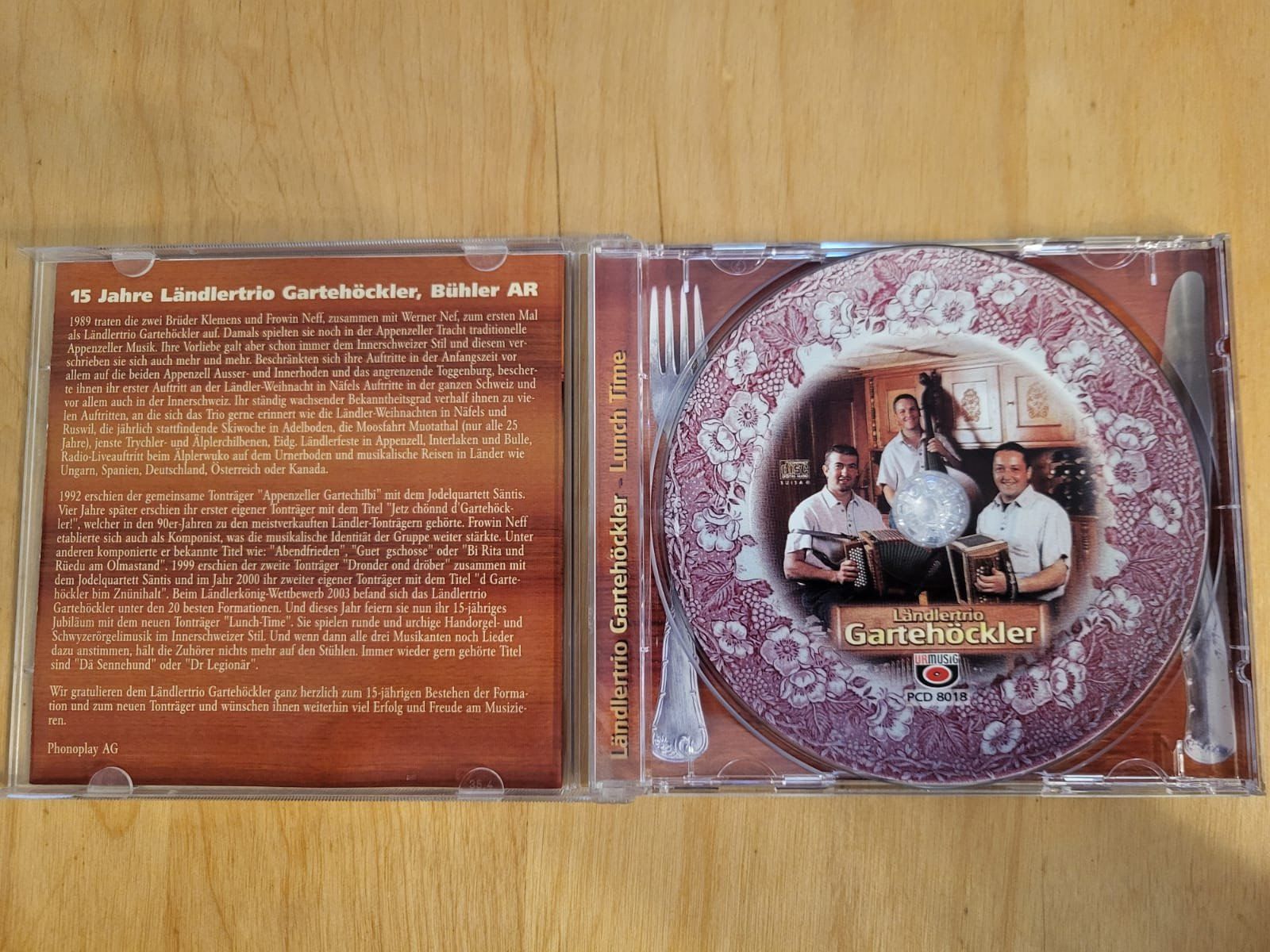 CDs: Ländlertrio Gartenhöckler "Lunch-Time" – Gebraucht aus Urnäsch von Rteppich 2