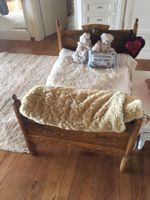 eine Rarität Jugendstil Kinderholzbett
