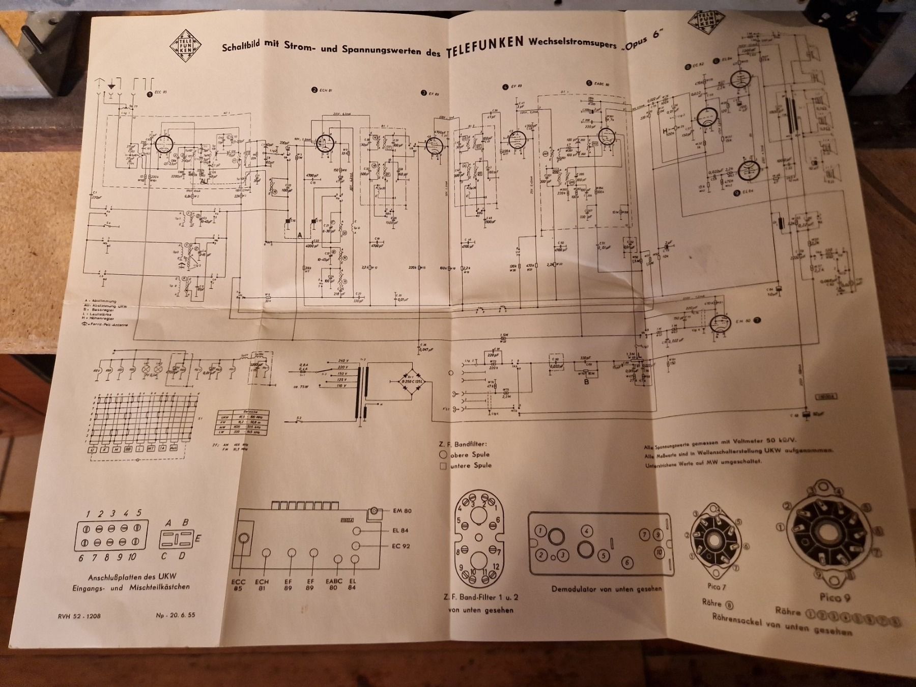 Radios: TELEFUNKEN OPUS 6 – Gebraucht aus Einsiedeln von  5