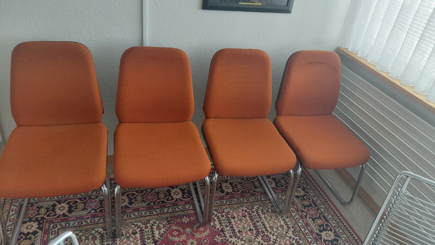 Sitag Sedie: SITAG 4 x Freischwinger Stühle – Usato da Horgen venduto da serch51