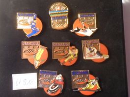 8TlgNagano1998Olympia PinsSet Schweiz.Medaillengewinner(U918