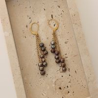 Earrings made of freshwaterpearls /Süsswasserperlen Ohrringe