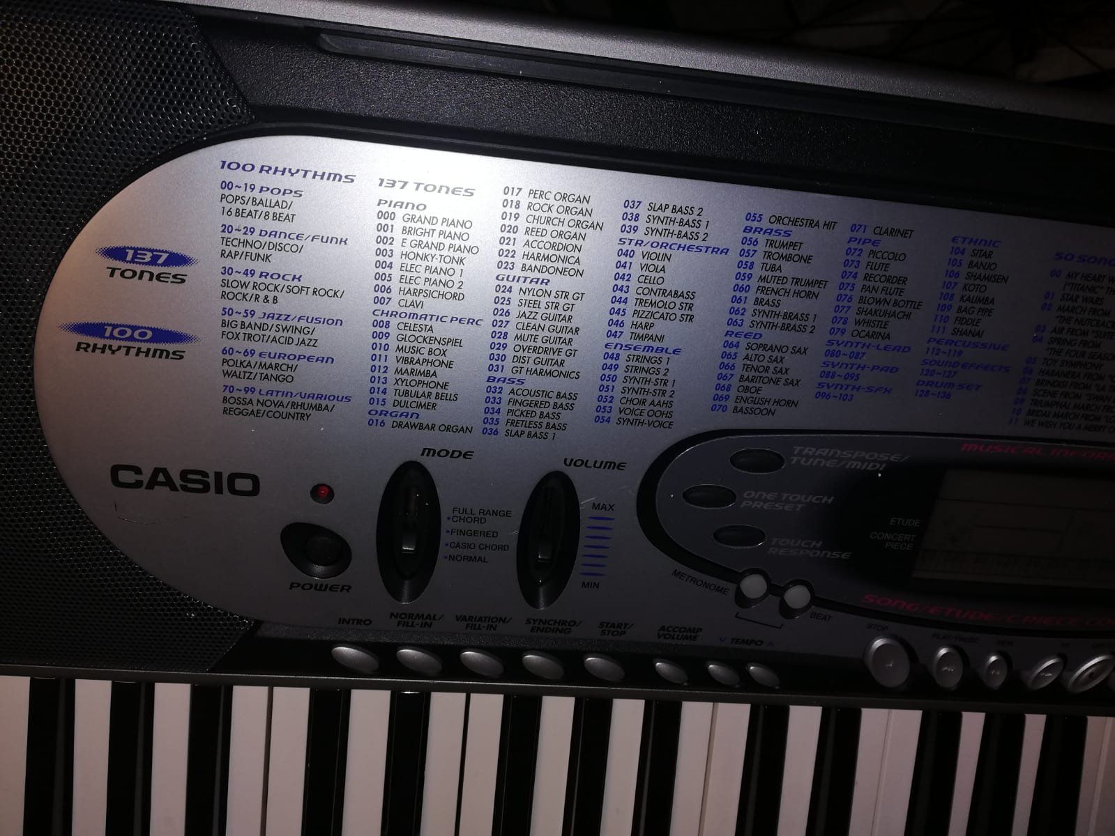 Strumenti musicali: Piano Casio – Usato da Préverenges venduto da pau_f7mv 2