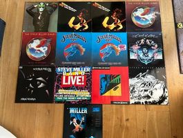 LP Sammlung Steve Miller Band, 13 LPs, diverse Pressungen