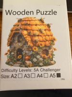 Wooden-Puzzle-Holzpuzzle-Bienenliebhaber-Familie 14x14cm