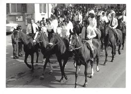 Historische Postkarte Frauenfeld Reiterumzug 1970er Jahre...