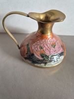 Décoration Vase en laiton émaillé ancien