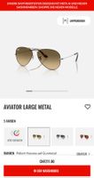 Sonnenbrille Rayban Aviator Large Braun mit Etuí/Zertifikat