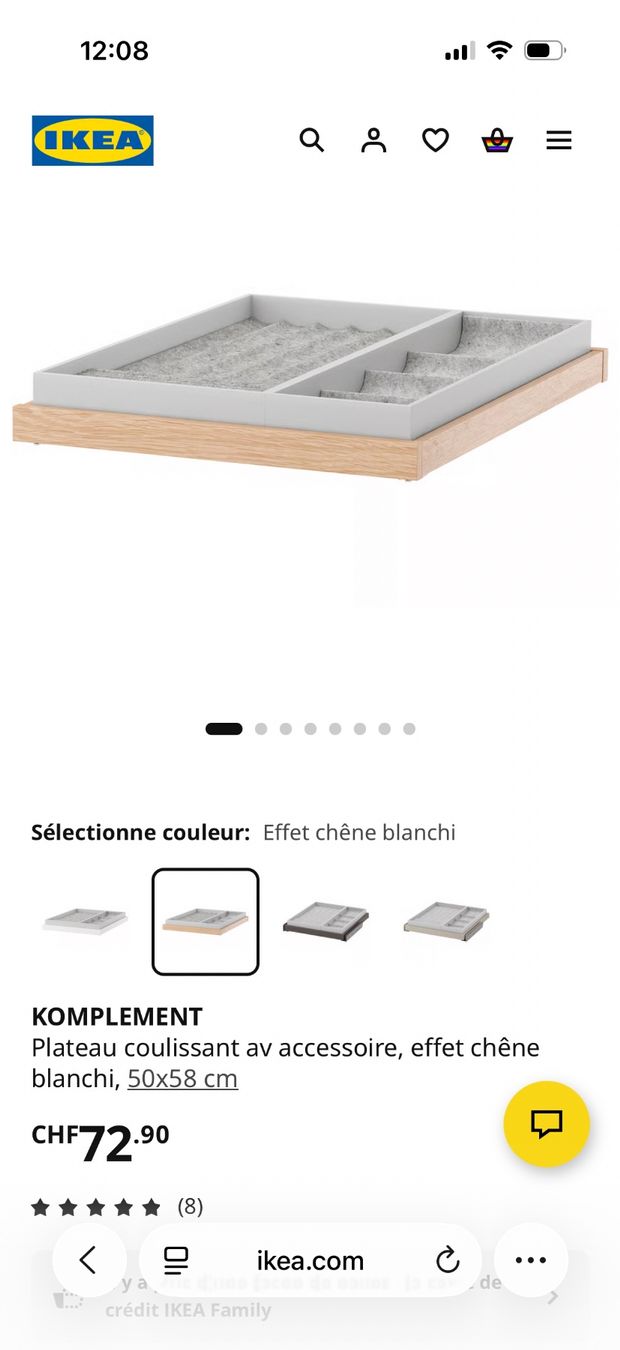 Armoires: KOMPLEMENT Plateau coulissant 50x58 cm – D'occasion à La Neuveville par ste_rk86 2