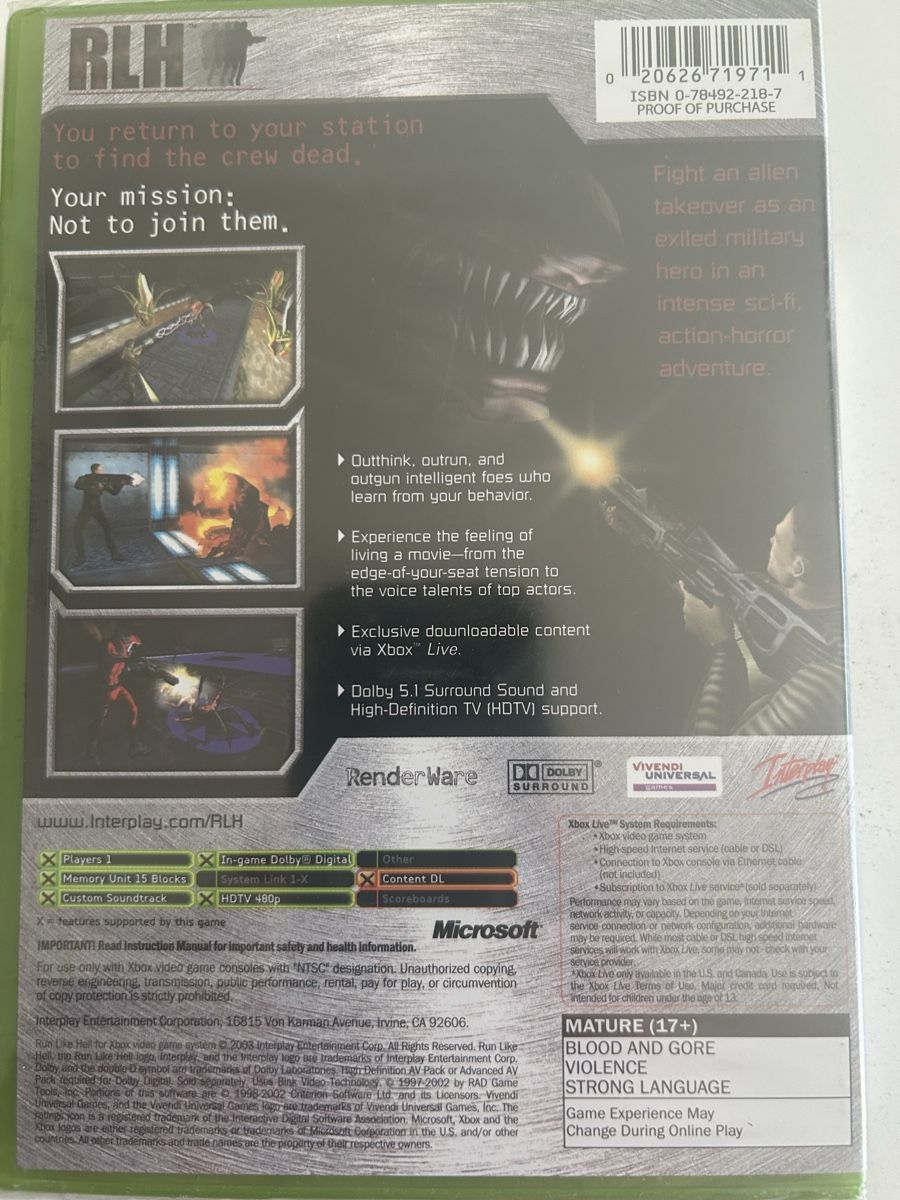 Spiele: Run like hell new and sealed  – Neu und originalverpackt aus Pully von PongDayOne 1