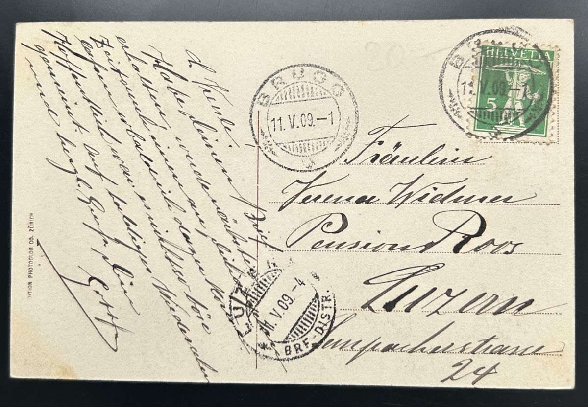 Cartoline postali: Brugg Eisenbahnbrücke  – Usato da Horw venduto da Tellbub 1